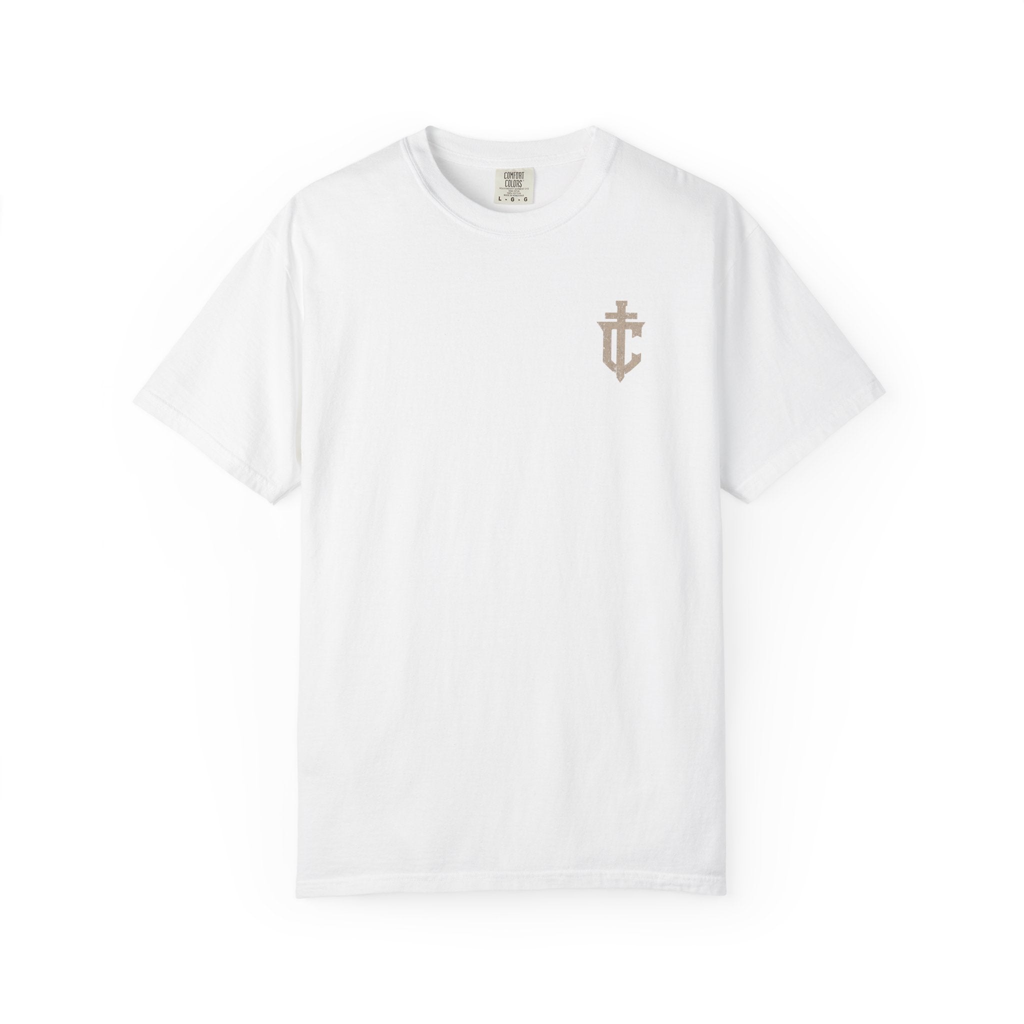 Fear God graphic T-shirt | Christian Cotton StreetWear, distressed cross emblem