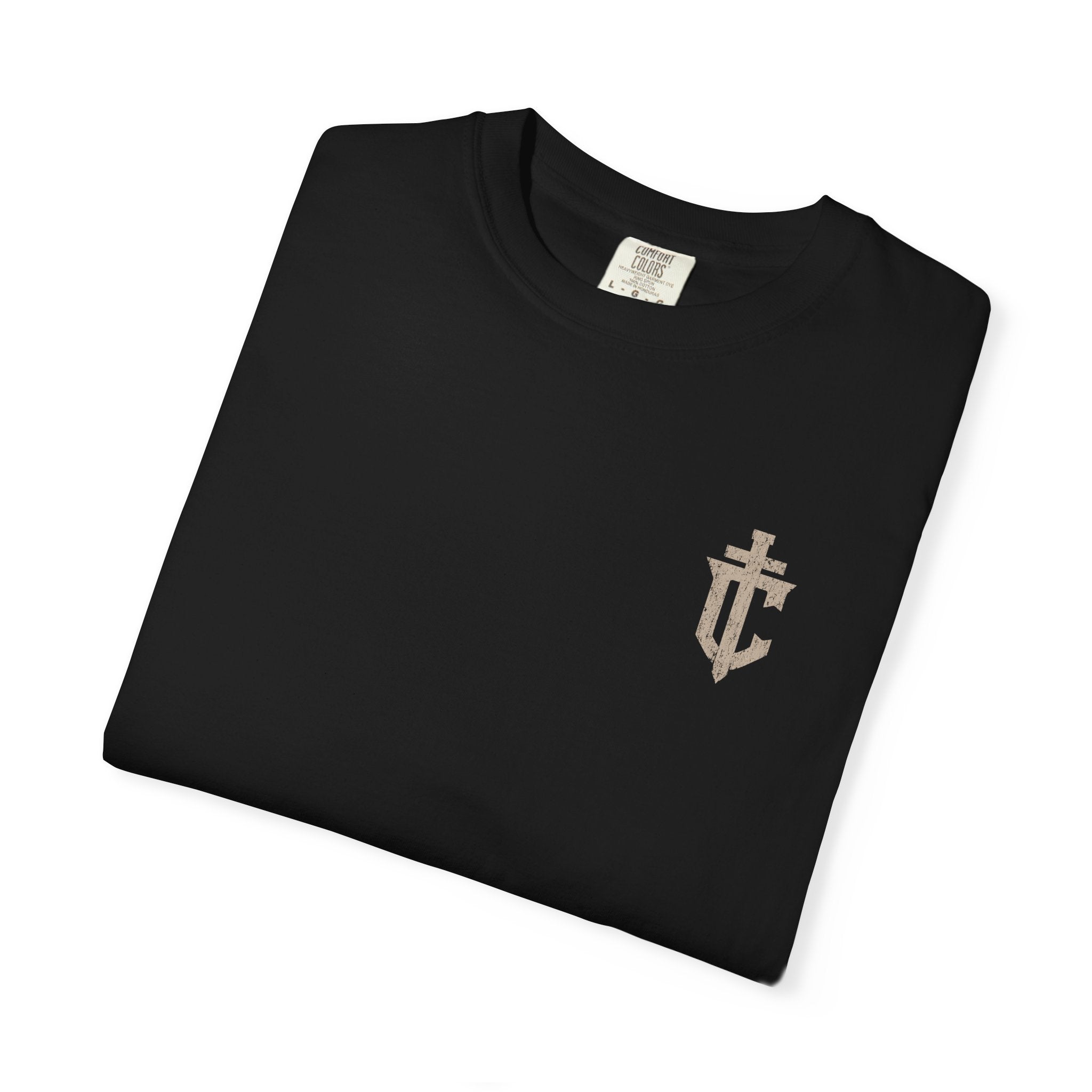 Fear God graphic T-shirt | Christian Cotton StreetWear, distressed cross emblem
