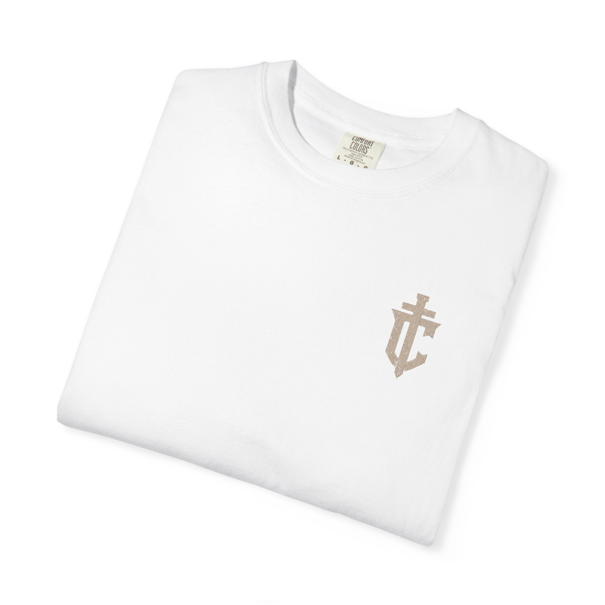 Fear God graphic T-shirt | Christian Cotton StreetWear, distressed cross emblem