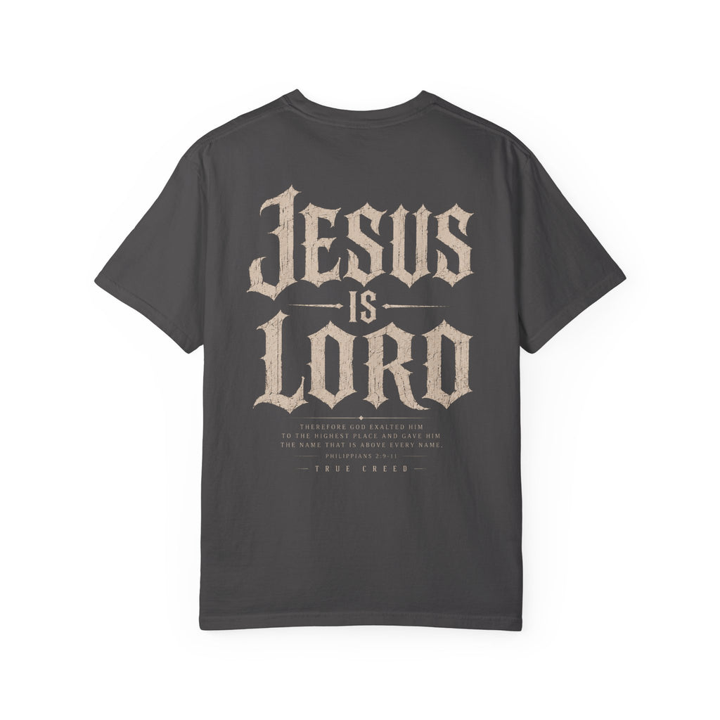 Jesus Is Lord T-shirt | Religious Faith Tee | Christian Streetwear Heavyweight Cotton