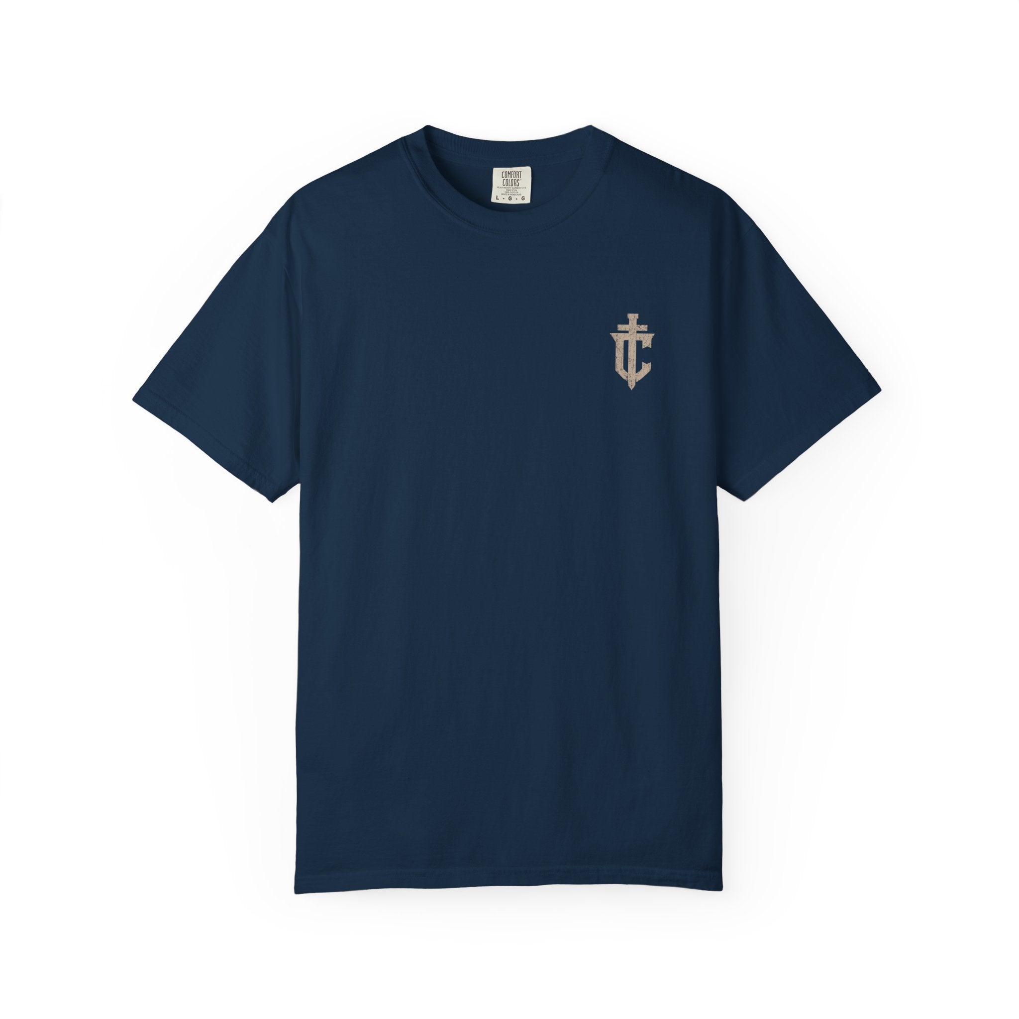 Set Apart Cross T-Shirt | Vintage Romans 12:2 Christian Discipline Tee | Christian Faith Apparel