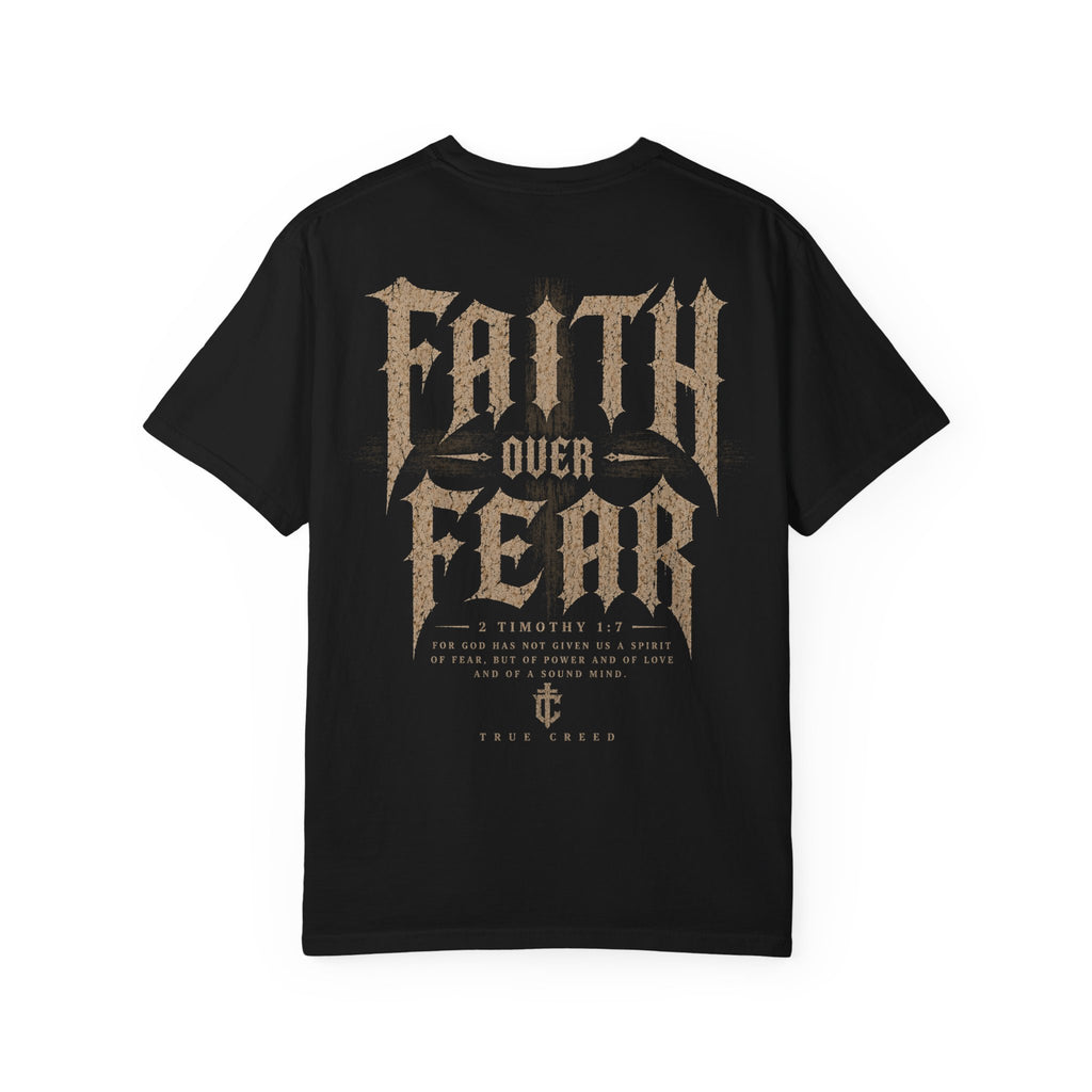 Faith Over Fear Streetwear T-shirt | Christian Scripture Tee