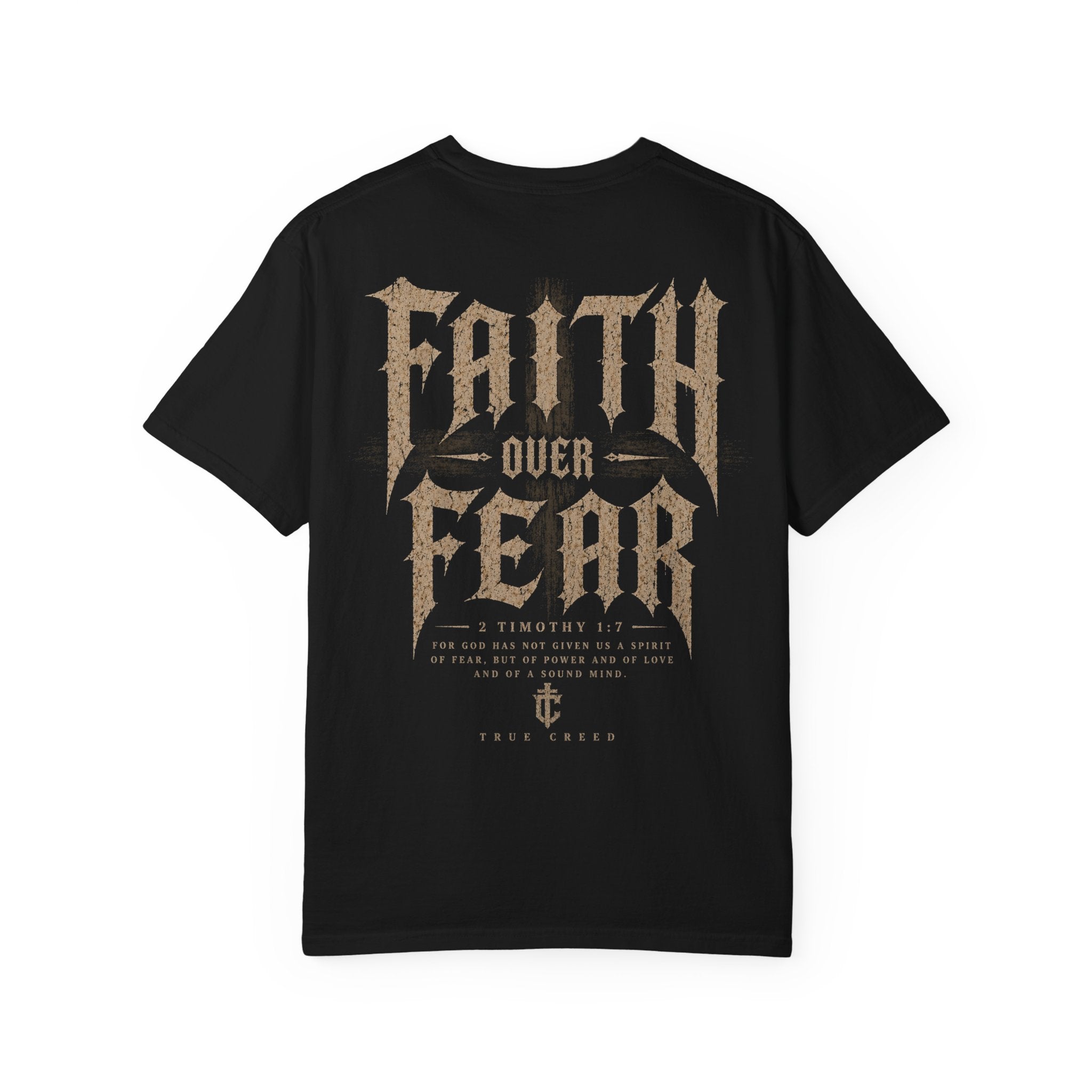 Faith Over Fear Streetwear T-shirt | Christian Scripture Tee