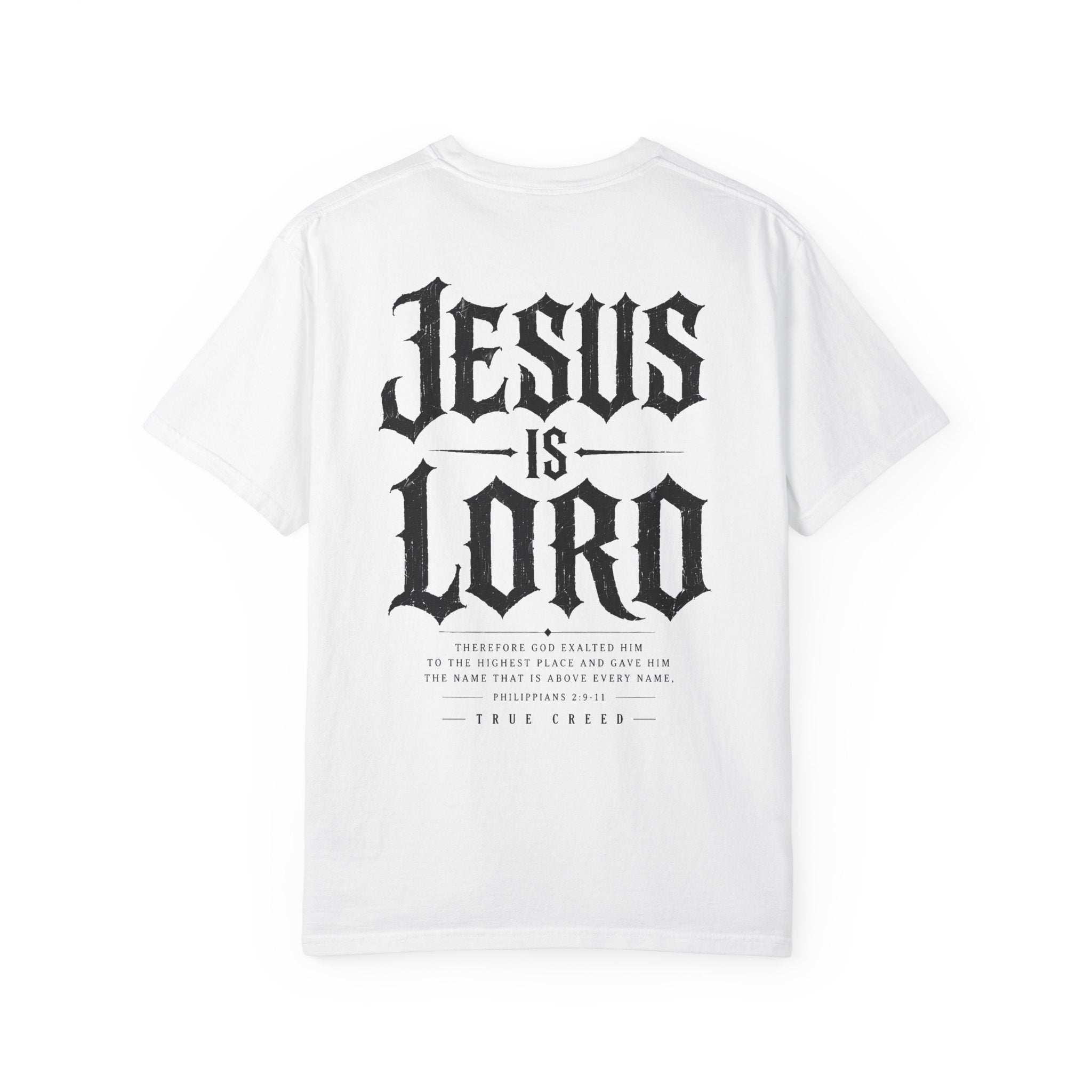 Jesus Is Lord T-shirt | Religious Faith Tee | Christian Streetwear Heavyweight Cotton