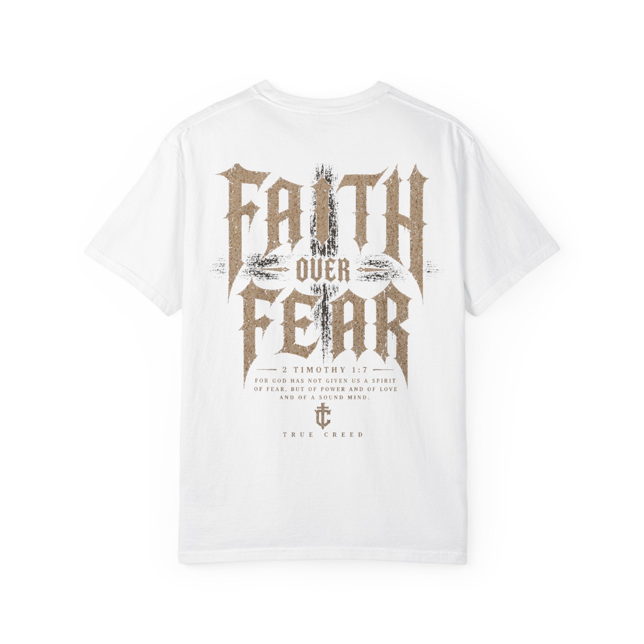 Faith Over Fear Streetwear T-shirt | Christian Scripture Tee