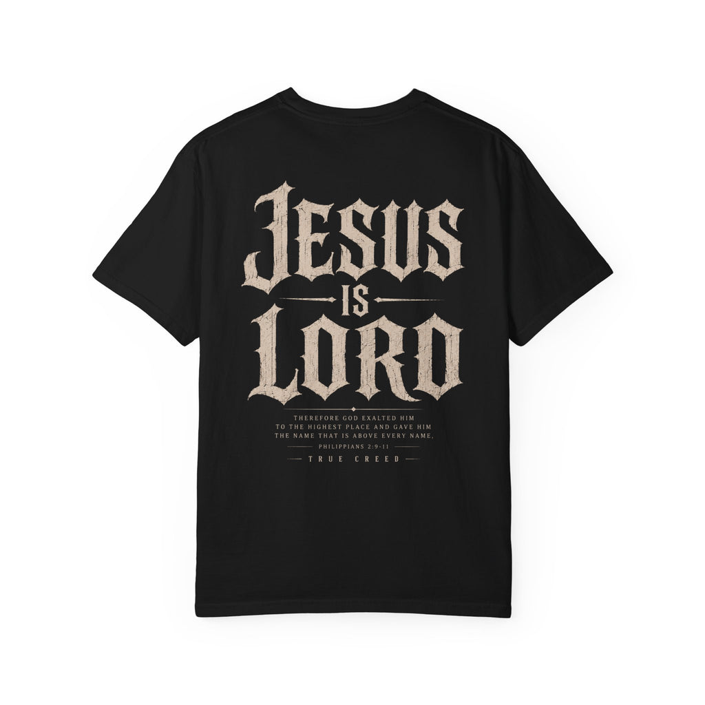 Jesus Is Lord T-shirt | Religious Faith Tee | Christian Streetwear Heavyweight Cotton