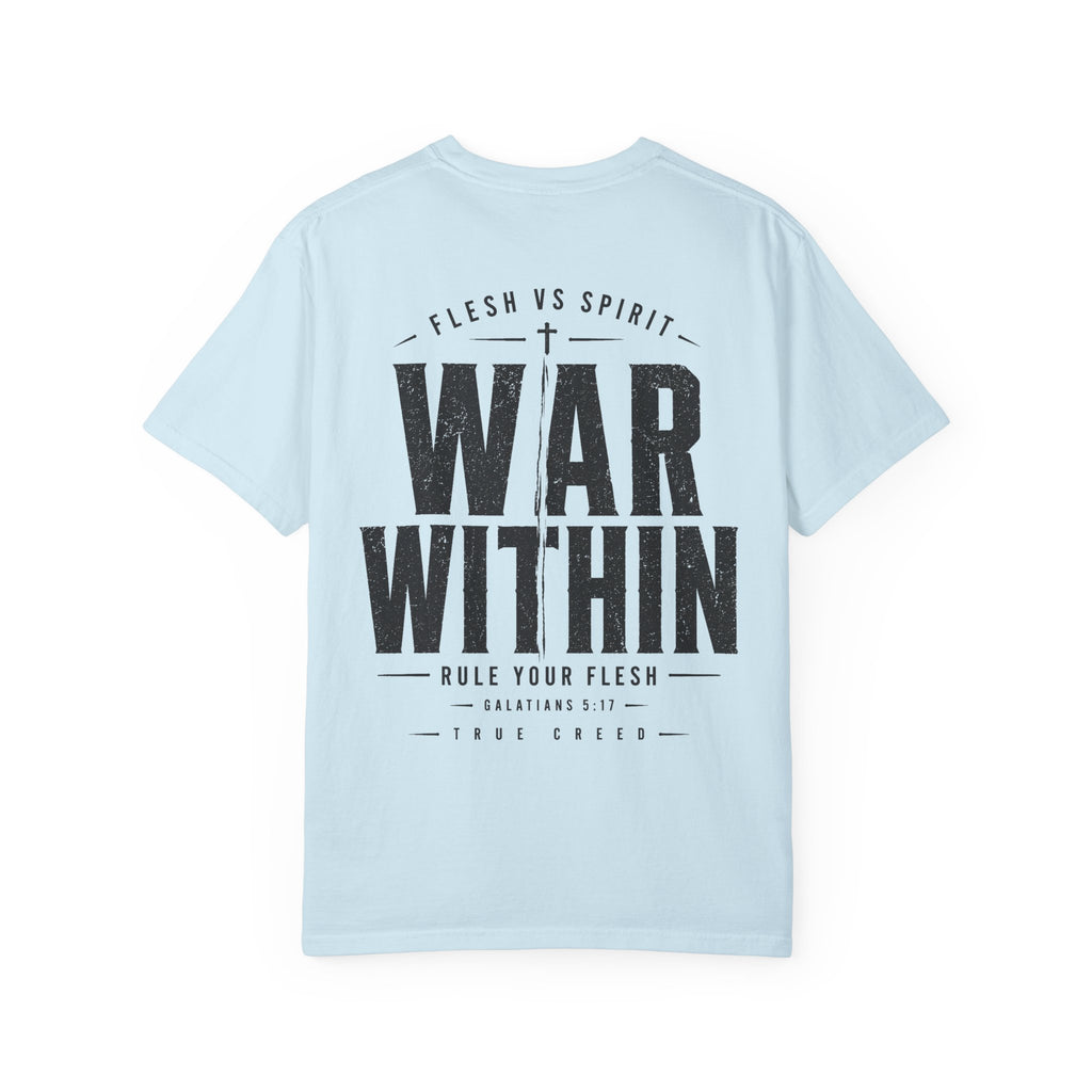 Galatians 5:17 Streetwear Tee | Flesh vs Spirit | Christian Discipline Design | Christian Streetwear