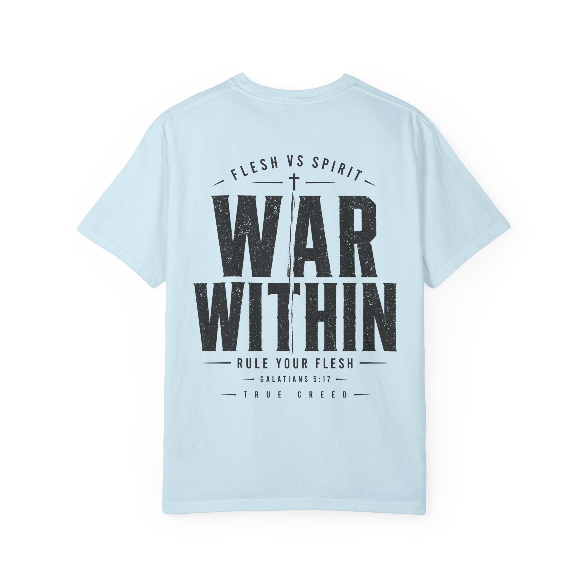 Galatians 5:17 Streetwear Tee | Flesh vs Spirit | Christian Discipline Design | Christian Streetwear