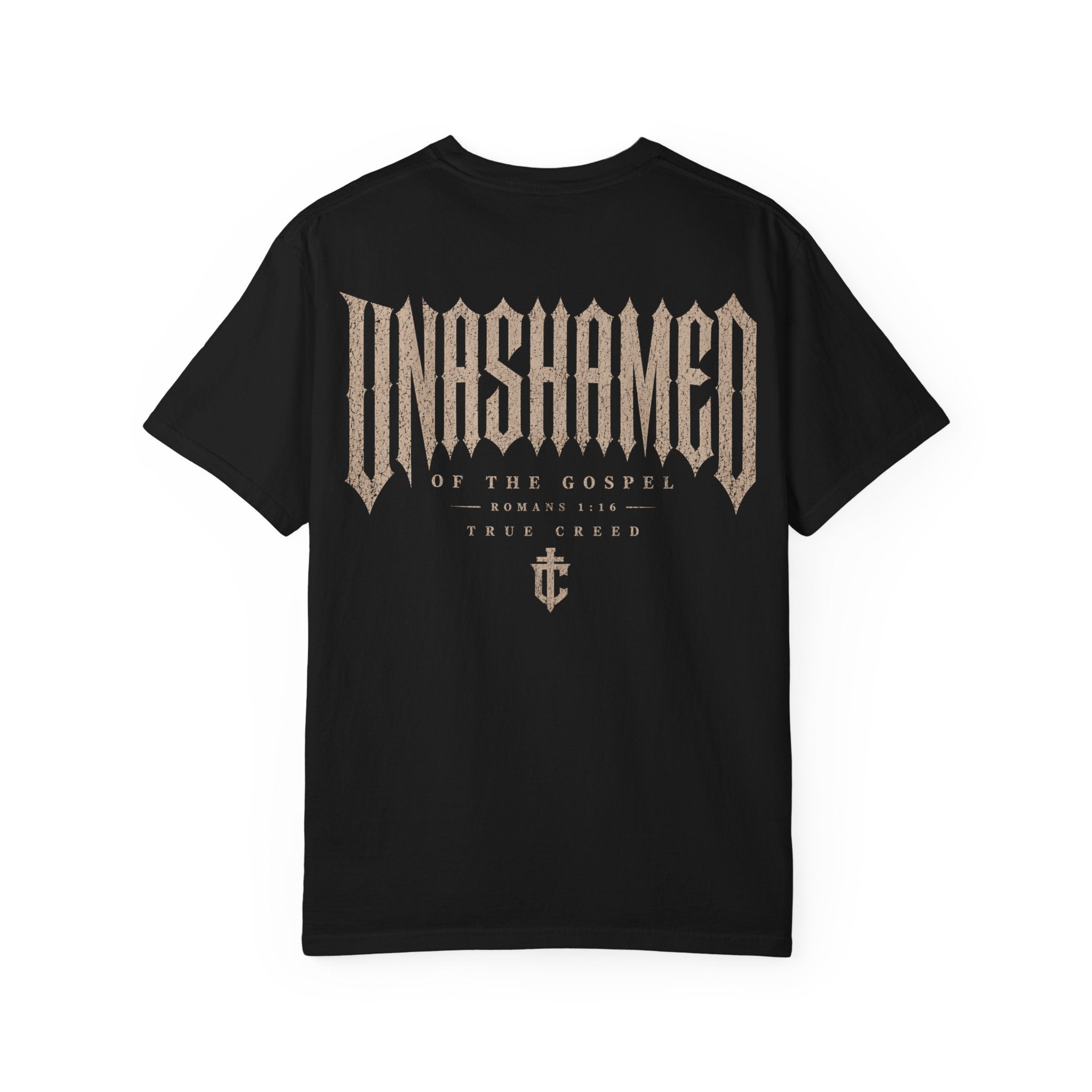 Unashamed Christian Streetwear Tee | Cotton Masculine Faith Apparel