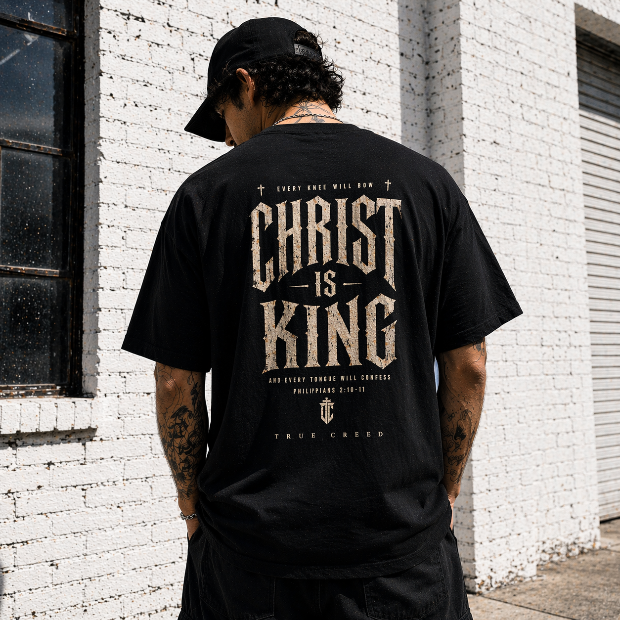 Christ Is King Streetwear shirt | Religious Christian Faith Tee