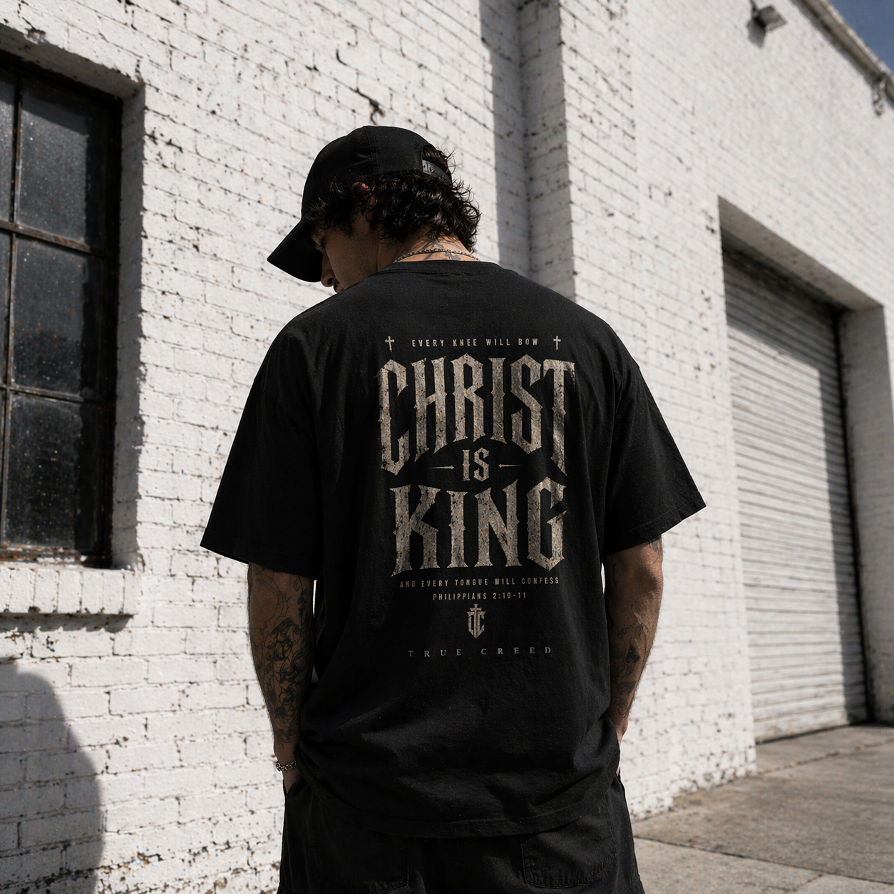 Christ Is King Streetwear shirt | Religious Christian Faith Tee