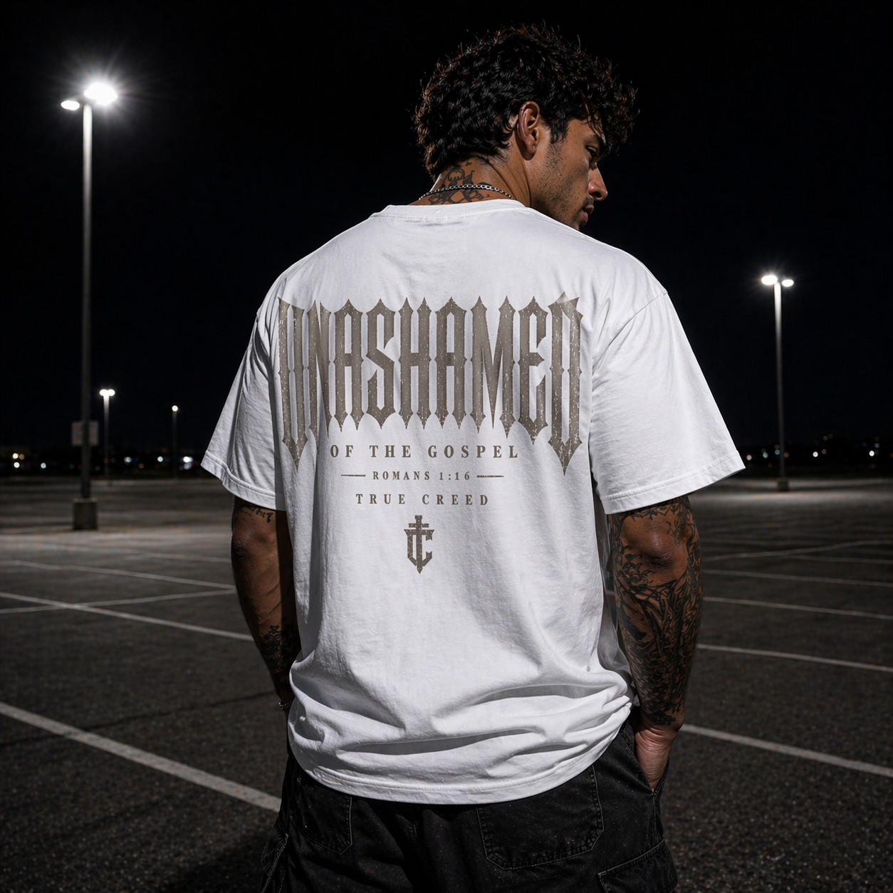 Unashamed Christian Streetwear Tee | Cotton Masculine Faith Apparel