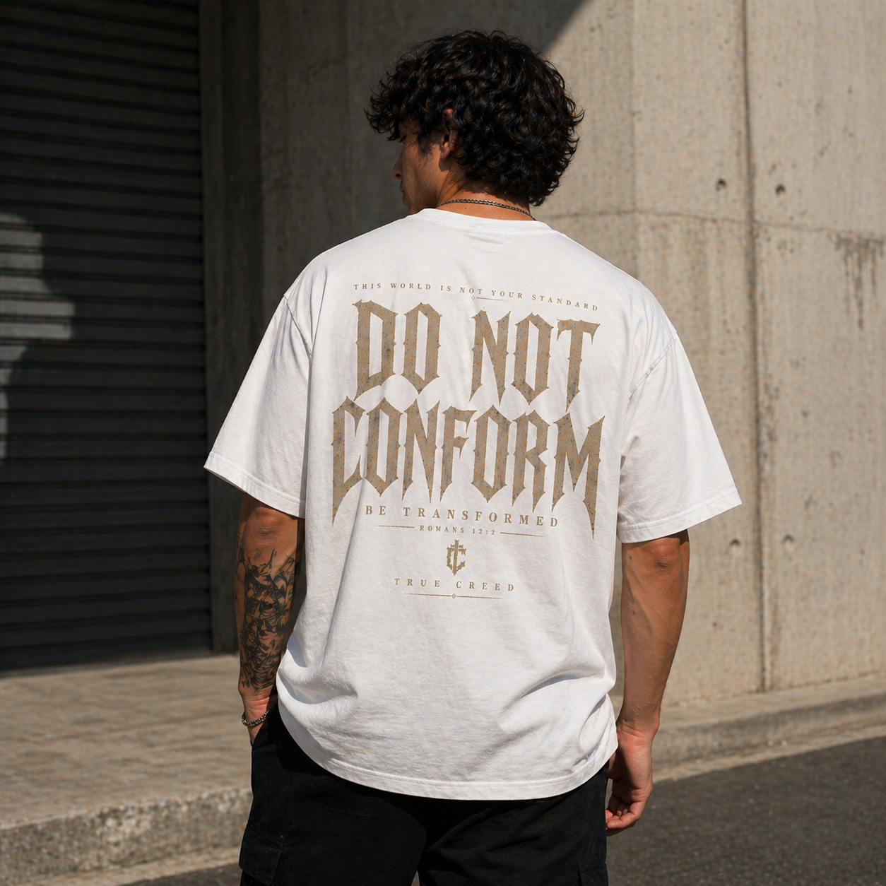 Do Not Conform T-shirt | Christian Streetwear Typography