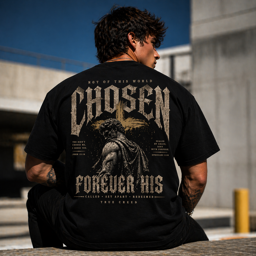 Chosen Forever His T-Shirt | Christian Warrior Streetwear