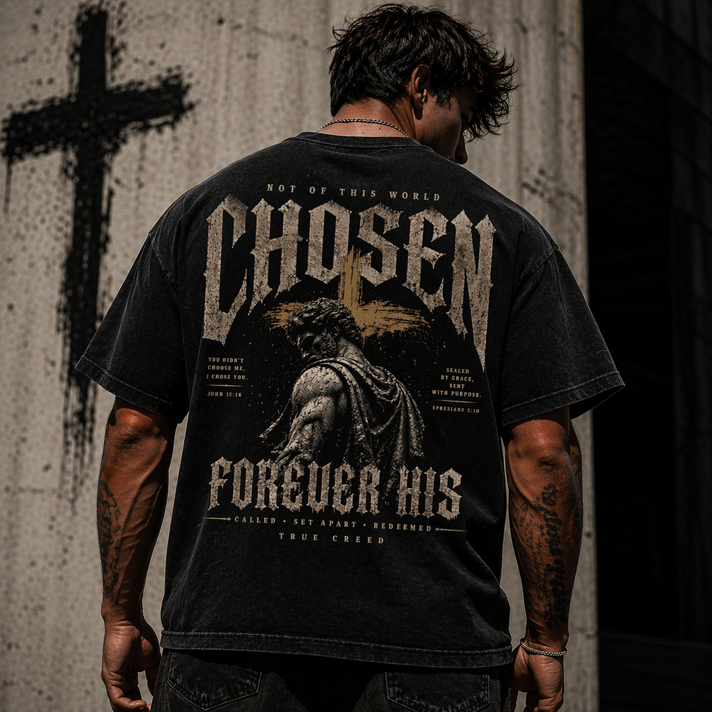 Chosen Forever His T-Shirt | Christian Warrior Streetwear
