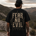 I Will Fear No Evil | Faith Over Fear Christian Streetwear | Comfort Colors Cotton Tee