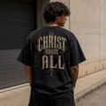 Christian 'Christ Above All' Graphic T-Shirt