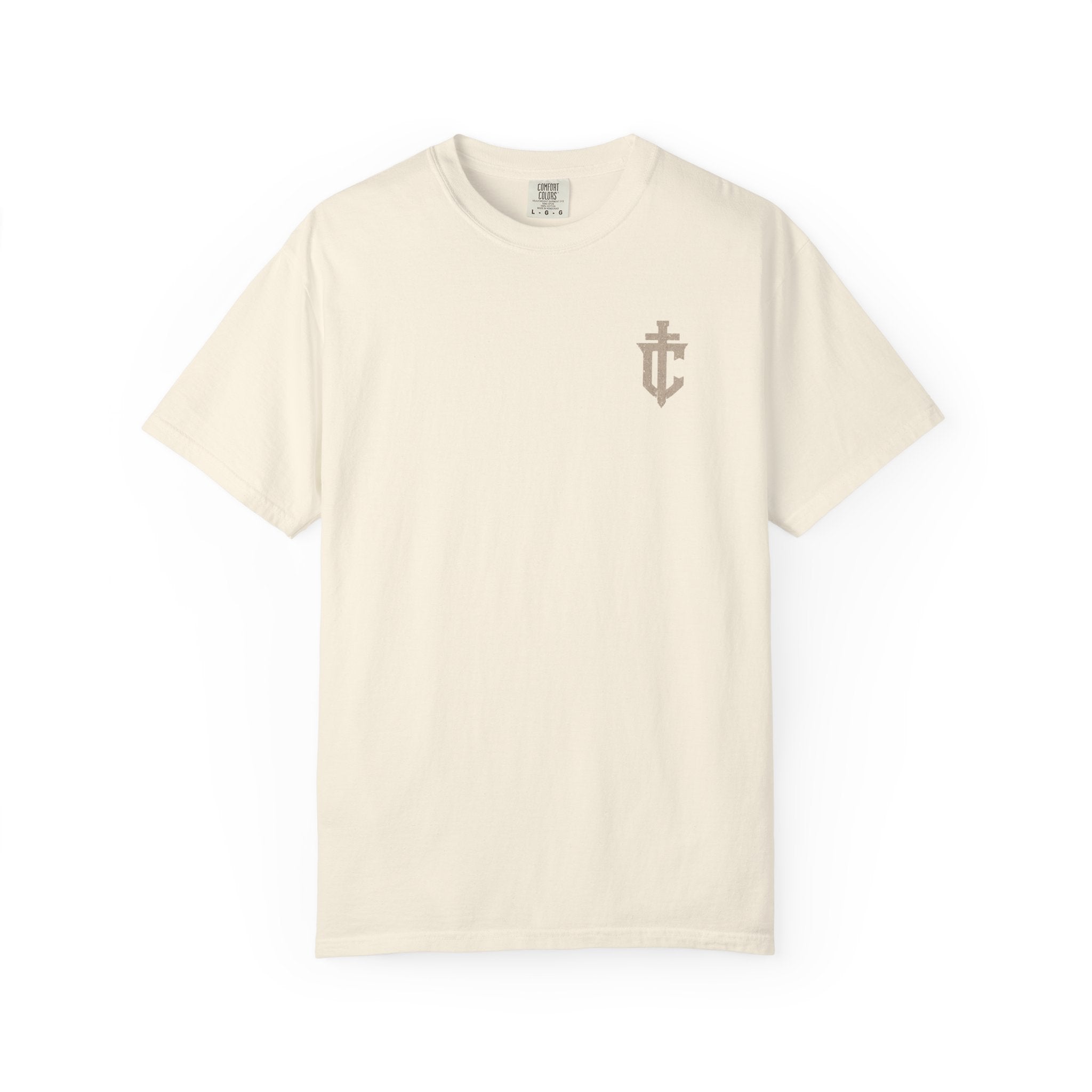 Fear God graphic T-shirt | Christian Cotton StreetWear, distressed cross emblem