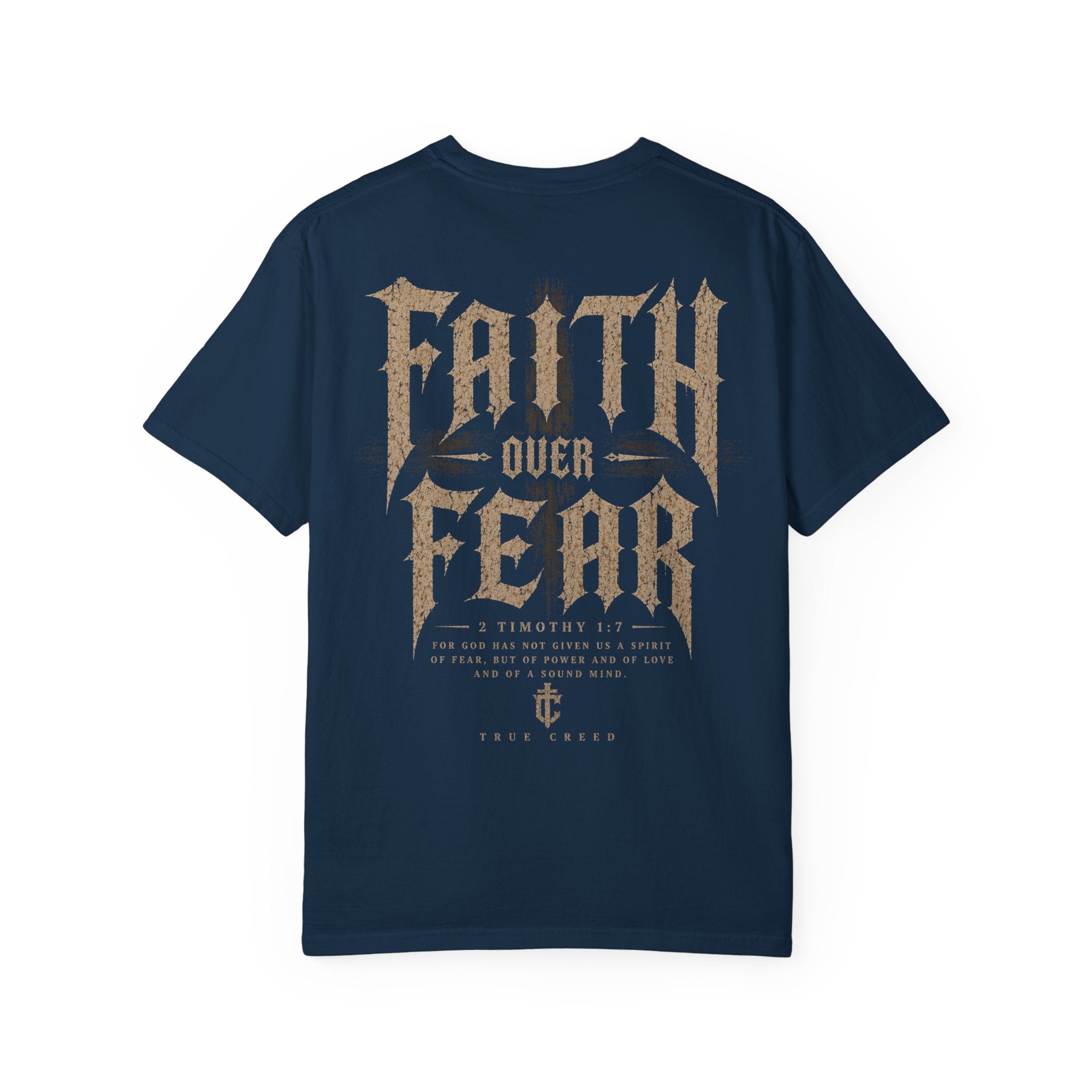 Faith Over Fear Streetwear T-shirt | Christian Scripture Tee
