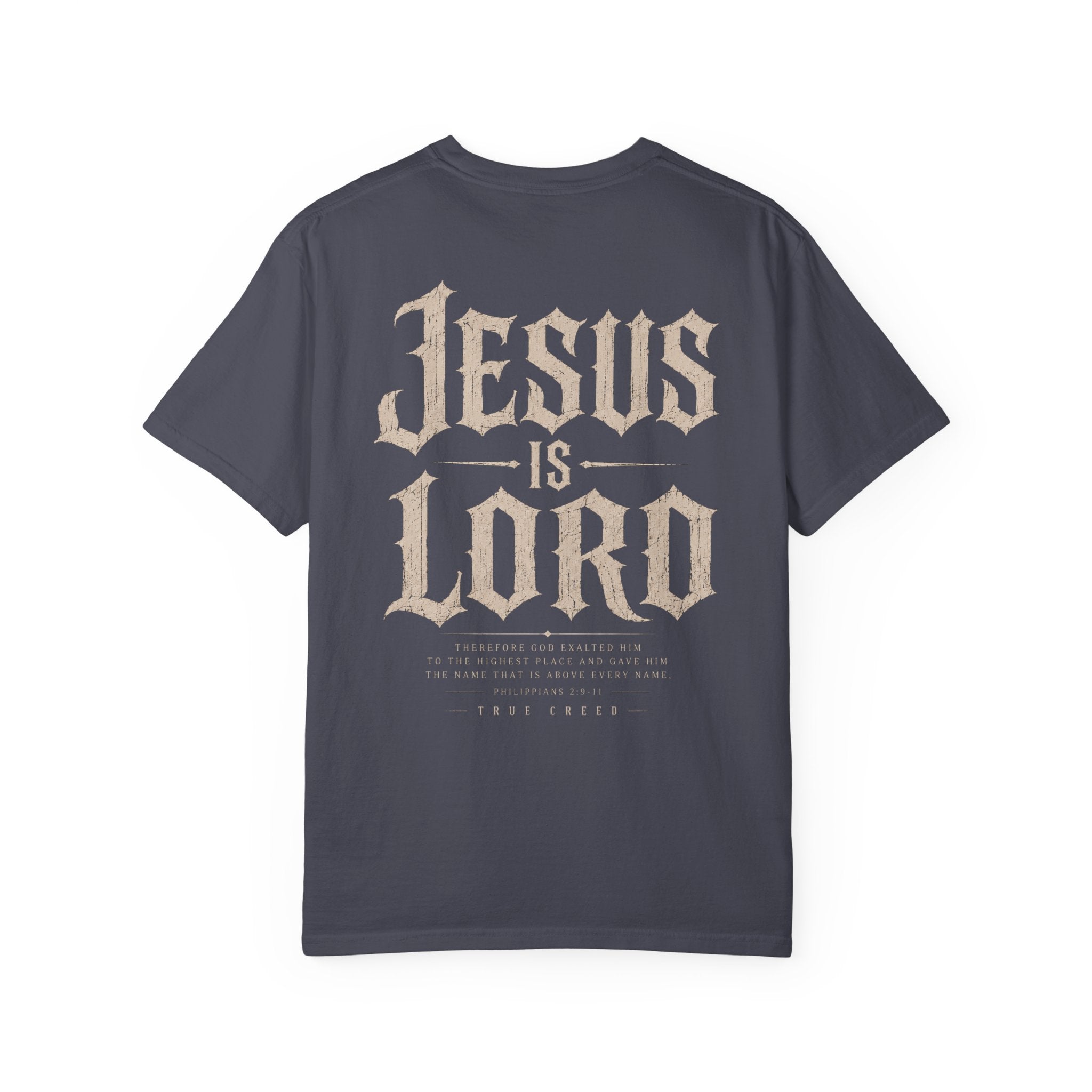 Jesus Is Lord T-shirt | Religious Faith Tee | Christian Streetwear Heavyweight Cotton